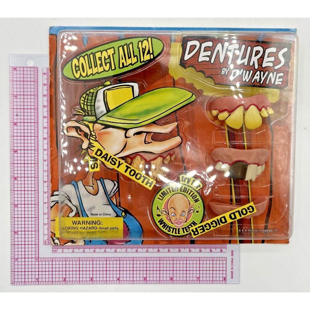 Vintage Vending Display Board Dentures By D'wayne 0117‎